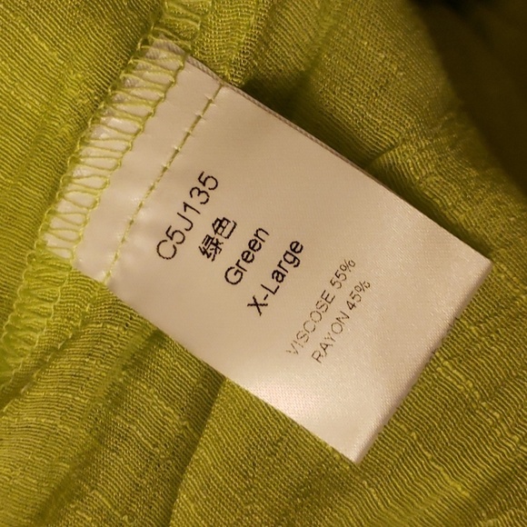 Inorin Swimsuit Tier Cover Up with Pockets in Green Size XL - Picture 3 of 10